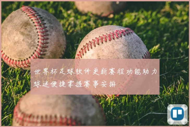 世界杯足球软件更新赛程功能助力球迷便捷掌握赛事安排